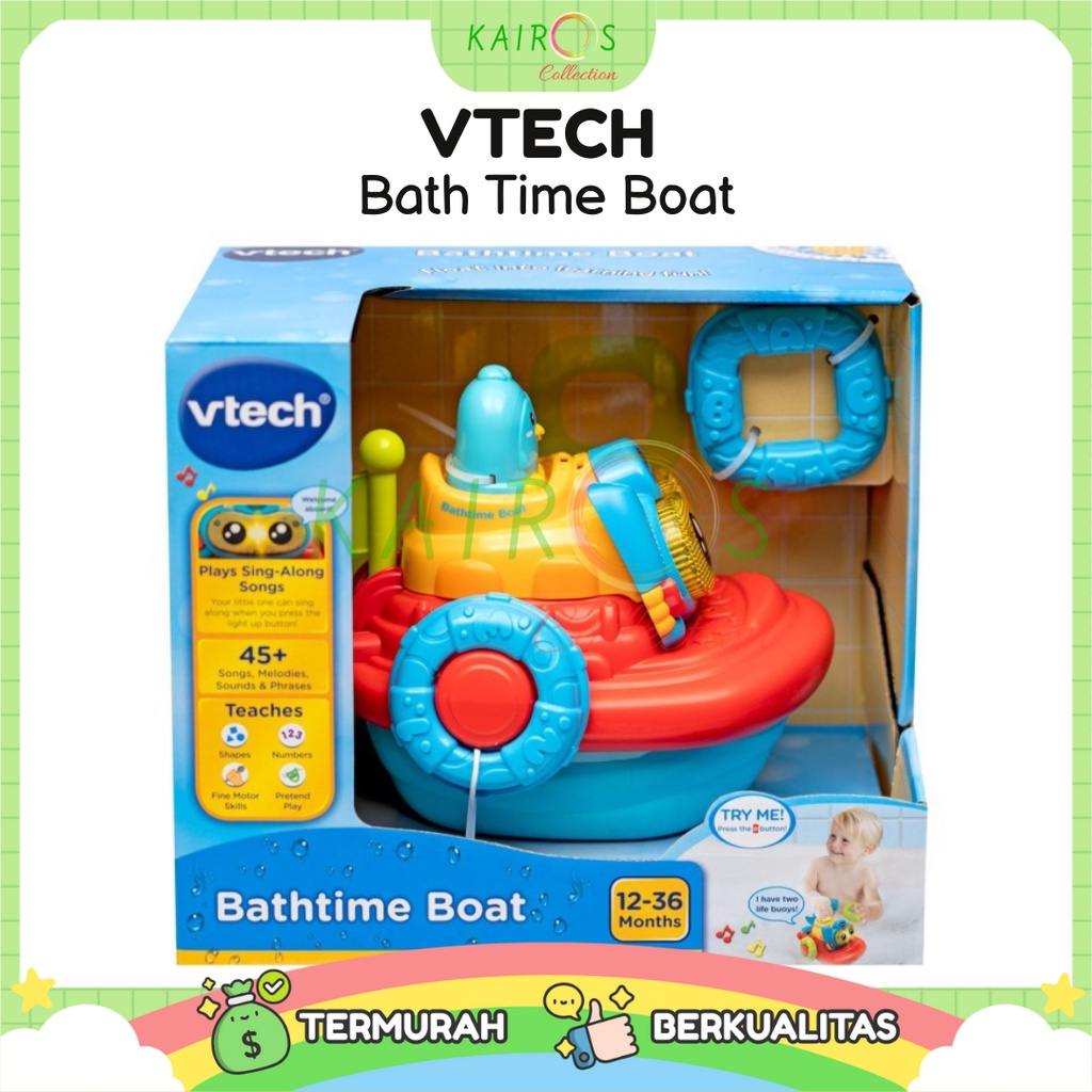 Vtech Bath Time Boat Mainan Mandi Anak