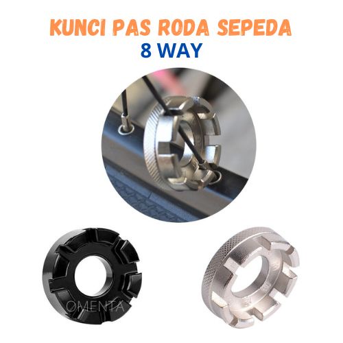 Kunci Stel Velg Sepeda Alat Setel Jari Jari Terali Ruji Jeruji Sepeda Kunci Pas Roda Sepeda Spoke 8 