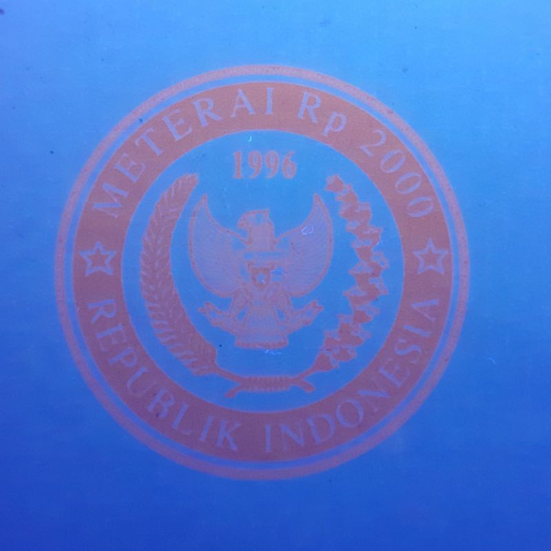 KERTAS SEGEL TAHUN 1996 SINGLE KERTAS BERMATERAI TAHUN 1996 SINGLE