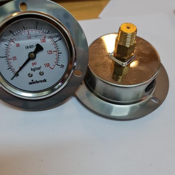 Pressure Gauge Payung Stainless 2 1/2" (inch) 0 - 10 bar