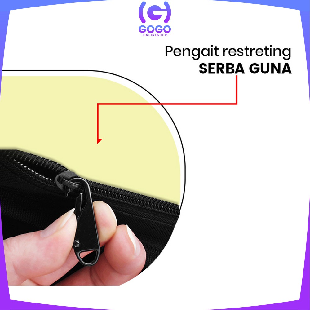 GOGO-C637 Pengait Restleting Universal Zipper Cantelan Gantungan serbaguna / Cantelan Alat Penarik Sleting Bisa Dilepas Pasang