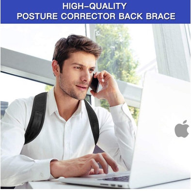 Alat bantu Penyanggah punggung brace support belt posture back support posture corrector enegerzing support