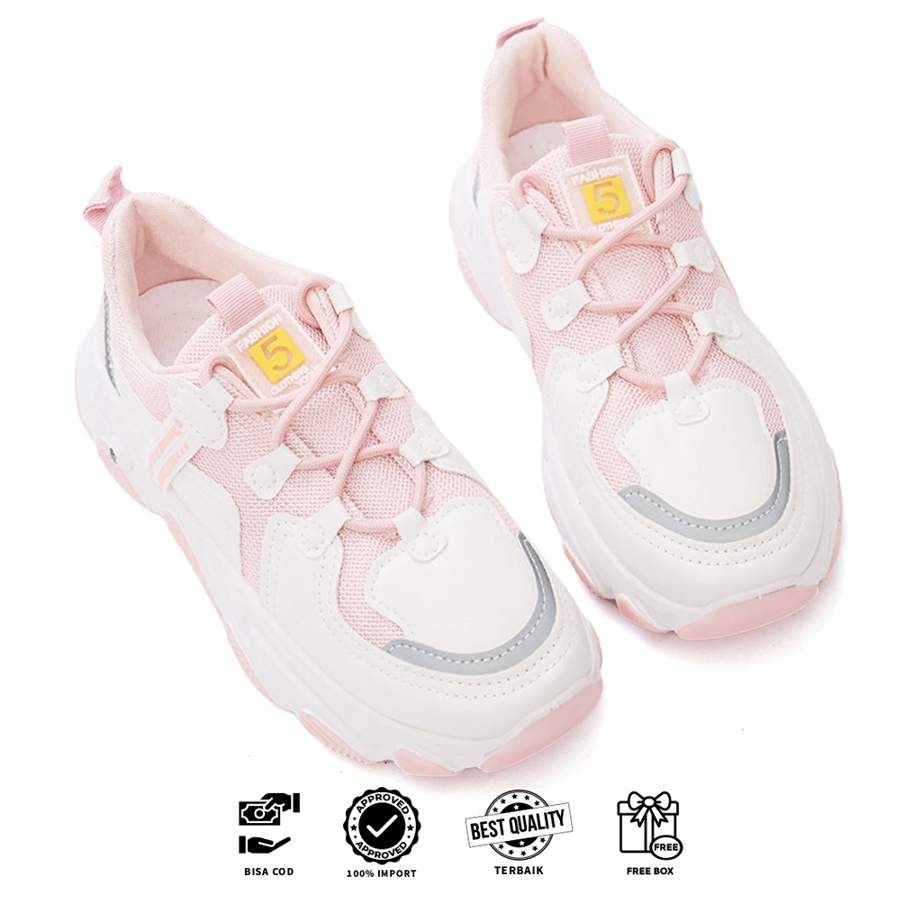 [Original Ber-Hologram] SNEAKYSHOES RENEYA SEPATU WANITA KULIT SINTETIS PREMIUM SHOES 20201