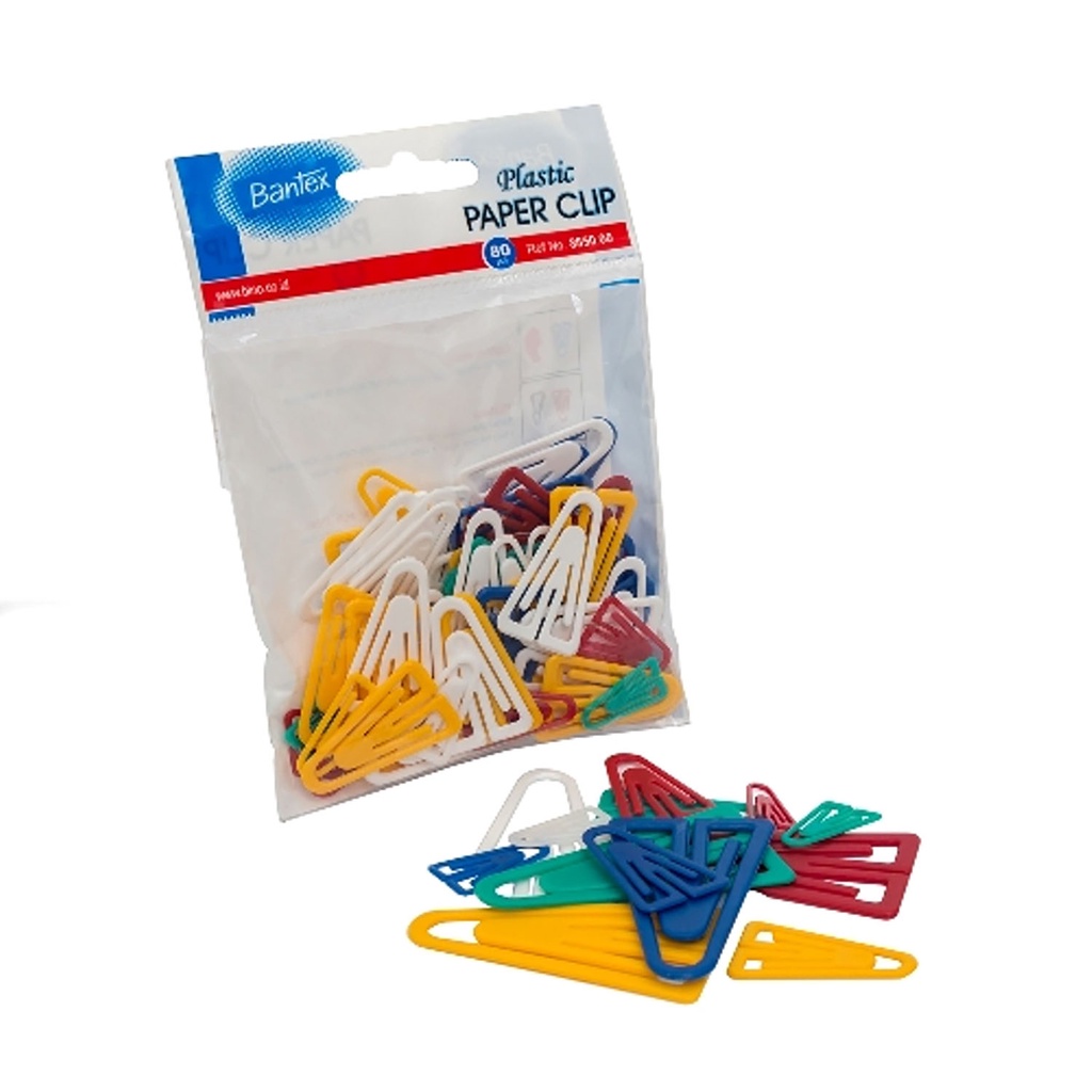 

Paper Clip BANTEX Isi 80 Pcs. Bahan Plastik Warna Warni-885000