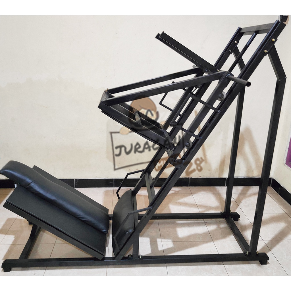 Alat Gym 2 in 1 Legs Press dan Squat Murah Ekonomis