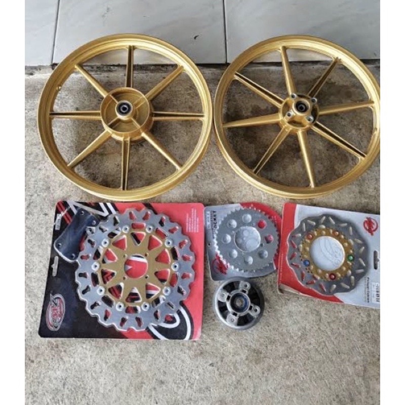 velg vrossi palang 8 dobel disk universal jup mx new mx king crf cbr150 tirev klx dlln