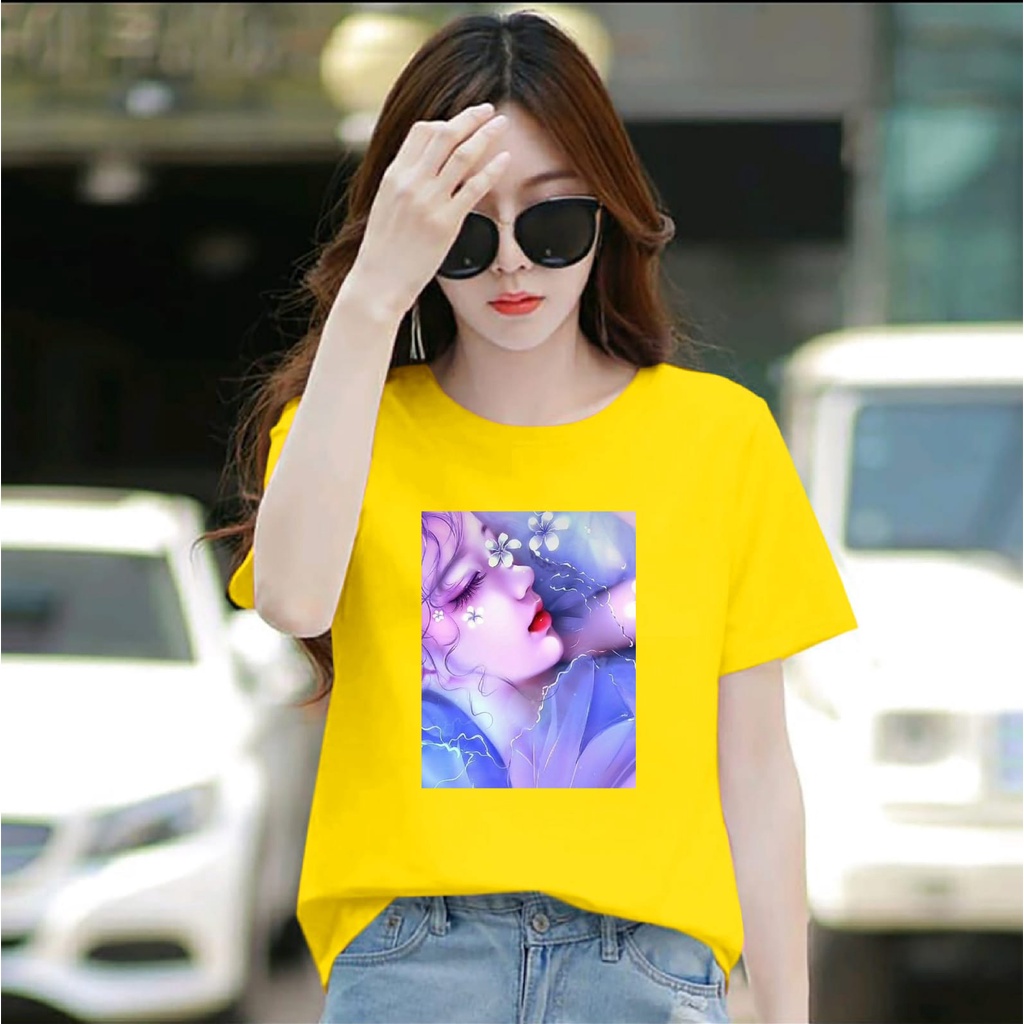 (BISA COD) ~ BAJU TRENDY PRINCES LENGAN PENDEK WANITA TERBARU-KAOS DISTRO KEREN LENGAN PENDEK CEWEK MASA KINI DAN TERLARIS