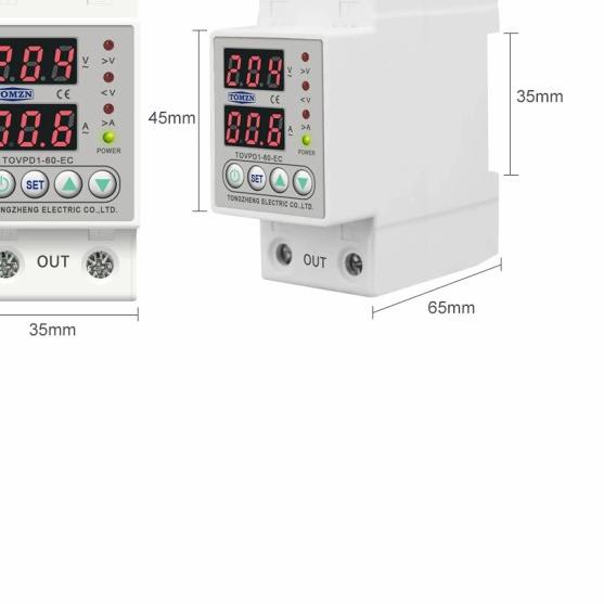 Adjustable Under/Over Voltage, Over Current Protector 63A