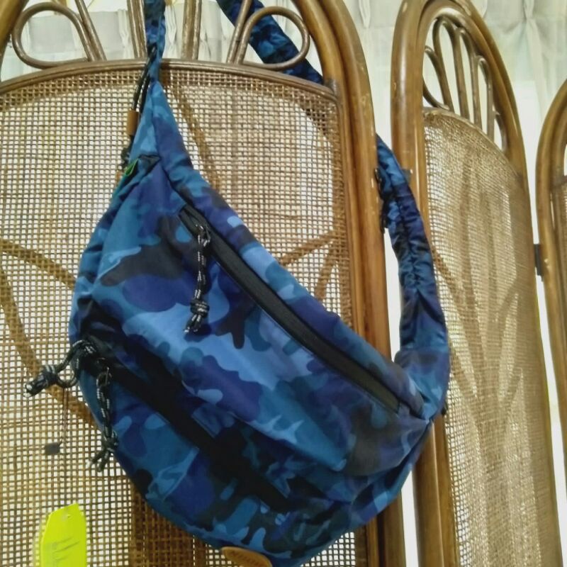NIION WAIST BAG TAS PINGGANG WAISTER BLUE CAMO (NEW)