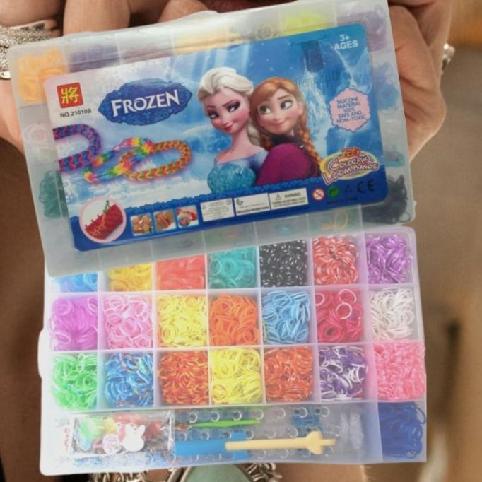 RAINBOW LOOM BANDS / GELANG KARET WARNA WARNI TALI KARET LOOM BAND