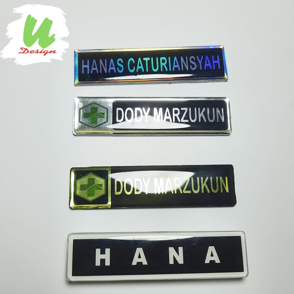 

ㆊ Name Tag Nama Dada Akrilik Magnet Peniti し