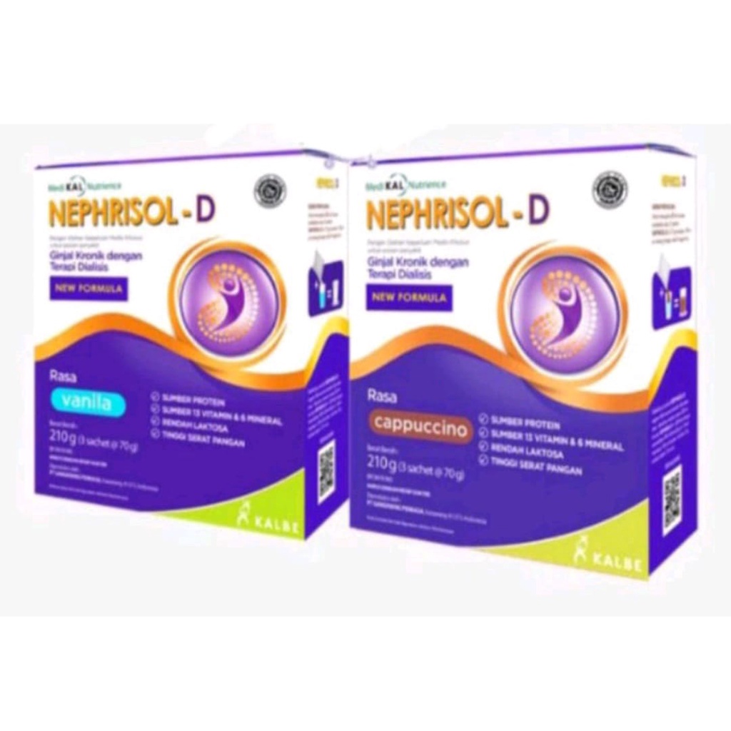 

Nephrisol -D vanila/cappucino 210 gr