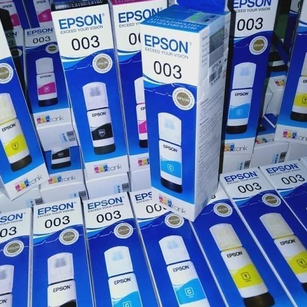 EPSON 003 ORIGINAL/TINTA PRINTER/EPSON L3110,L3150,L5190/PRINTER EPSON - Kuning