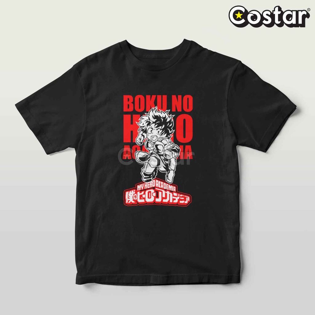 Kaos Costarstore - Boku No My Hero Academia - Bahan Combed Premium