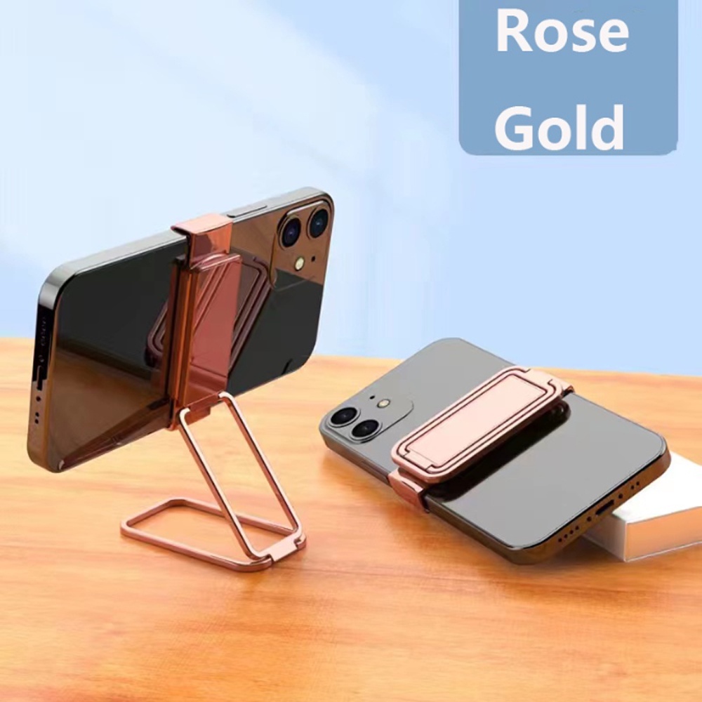 Holder Handphone Magnetik Portable Bahan Alloy Dengan Klip Penjepit