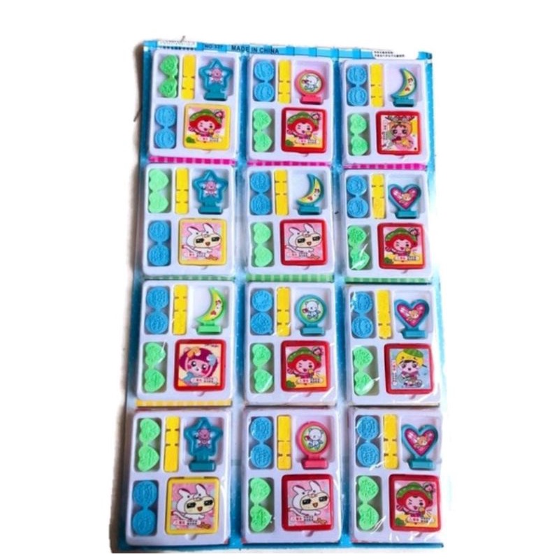

Stempel Set dengan Isi || Stempel Karakter Lucu