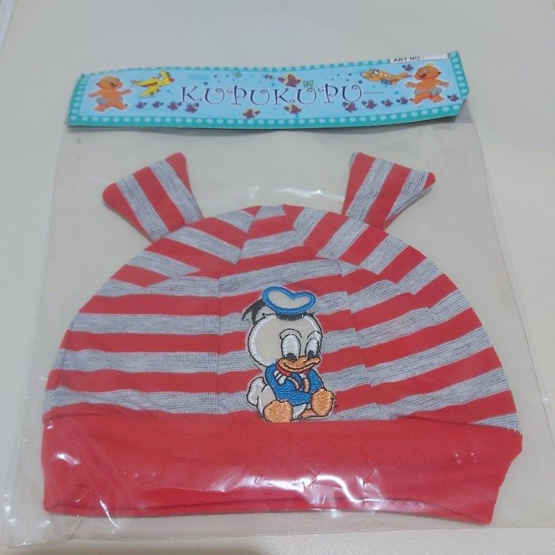 Topi bayi model kuping