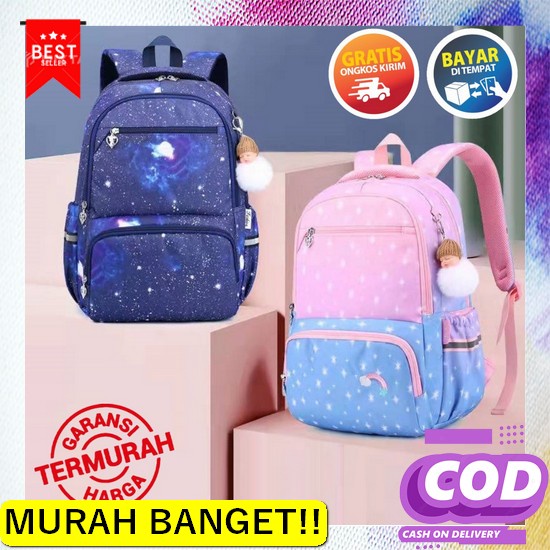 Tas Ransel Sekolah Anak Perempuan Tas Sekolah Anak Wanita Sd Smp Sma M Mikado - Bk129 Tas Sekolah Ta