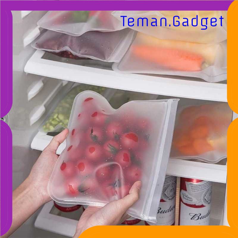 TG-TRV Amil Kantong Plastik Organizer Makanan Silicone Food Bag Ziplock - B0271