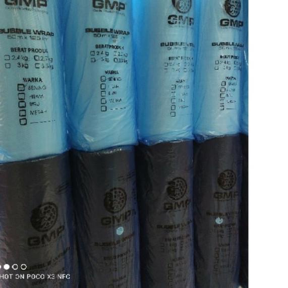 

BUBBLE WRAP GMP PLASTIK BERAT 2,7KG HITAM