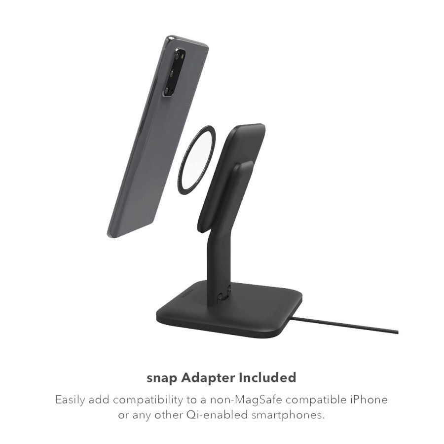 Mophie Fast Wireless Charger Stand Snap+ Qi Charging 15W