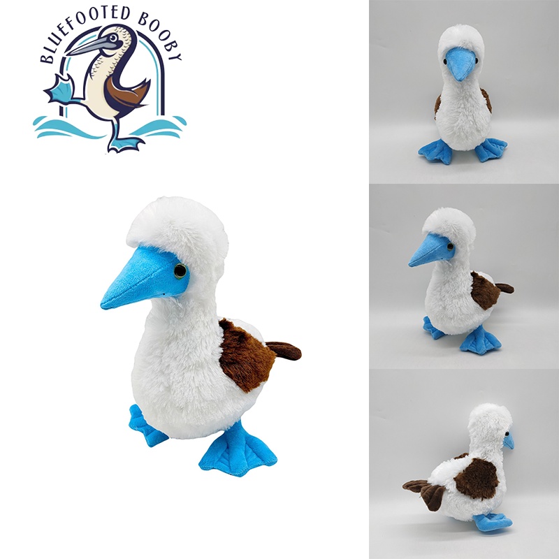 Lovely Blue Footed Booby Plush Toy Untuk Mainan Atau Bantal Favorit Anak