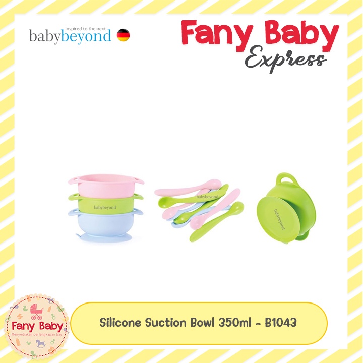 BABY BEYOND SILICONE SUCTION BOWL 350ML / BB1043