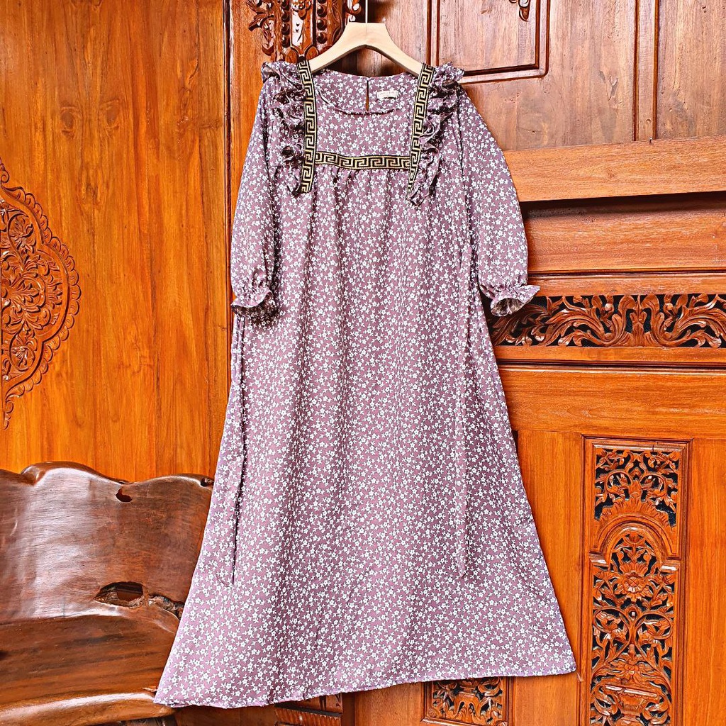 Gamis Anak / Gamis Anak Perempuan / Baju Muslim Anak Perempuan Kanza 5-15 Tahun
