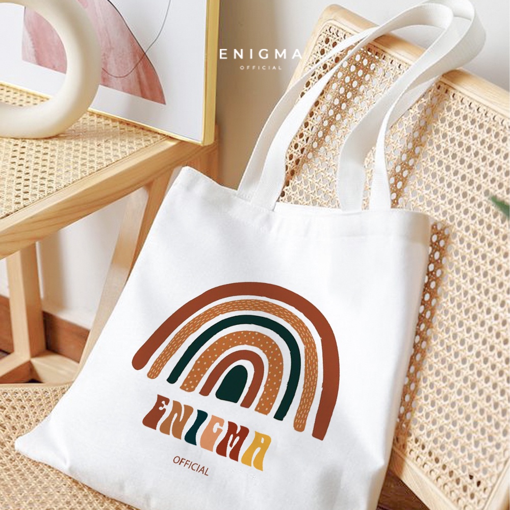 Totebag kanvas enigma official tote bag aesthetic tas wanita murah