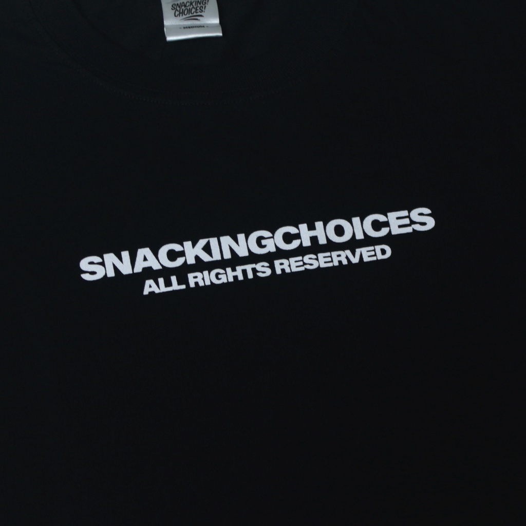 T-shirt | Oversize | Girls | Black | Snackingchoices