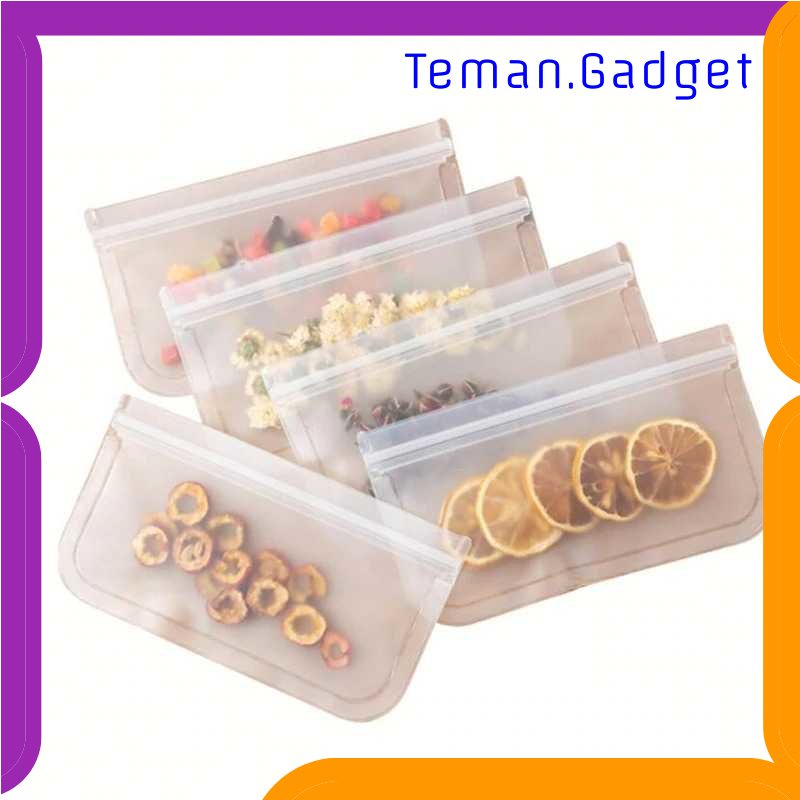 TG-TRV Amil Kantong Plastik Organizer Makanan Silicone Food Bag Ziplock - B0271