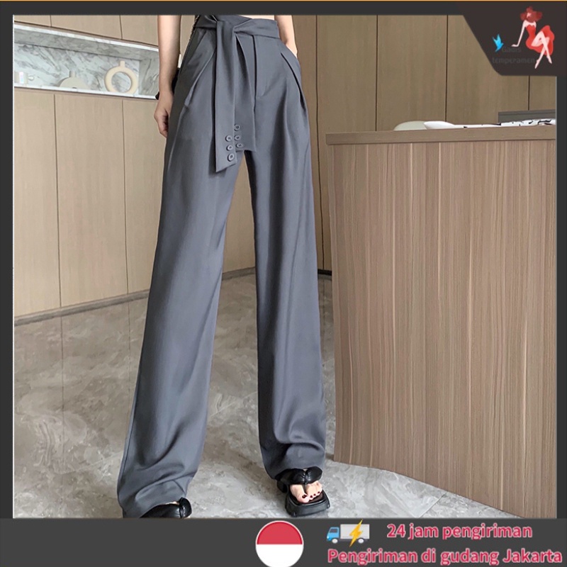 Celana High Waist Wanita Bagy Pants Celana Kantor Wanita Kantor Suit Pants