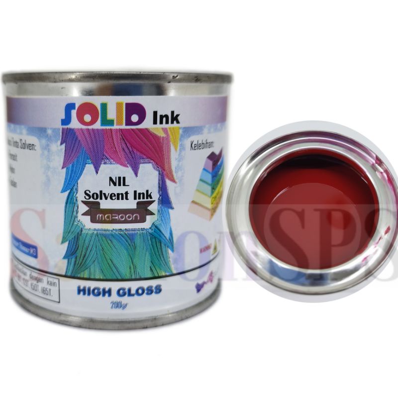 TINTA SABLON NIL MAROON PARASIT / NILON / TASLAN 200GR