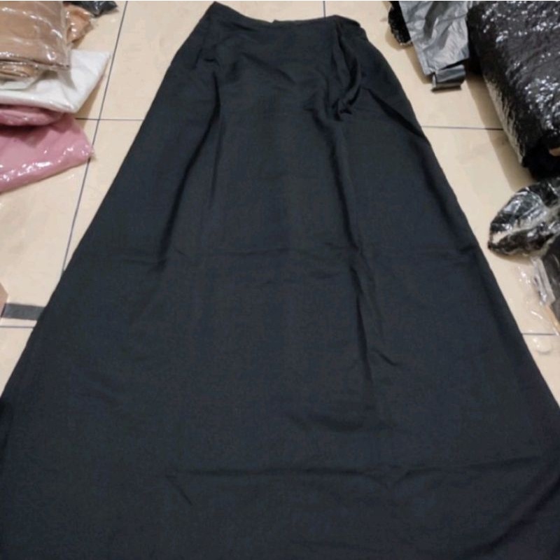 Rok Wanita Model A Line Ukuran Besar Bahan Shakila Grade