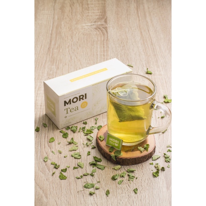 

MORI TEH CELUP DAUN KELOR PREMIUM MORINGA TEA LEAF ISI 20