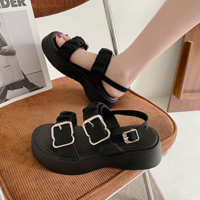 NFL88 - Sandal Tali Wedges Fashion Wanita Import