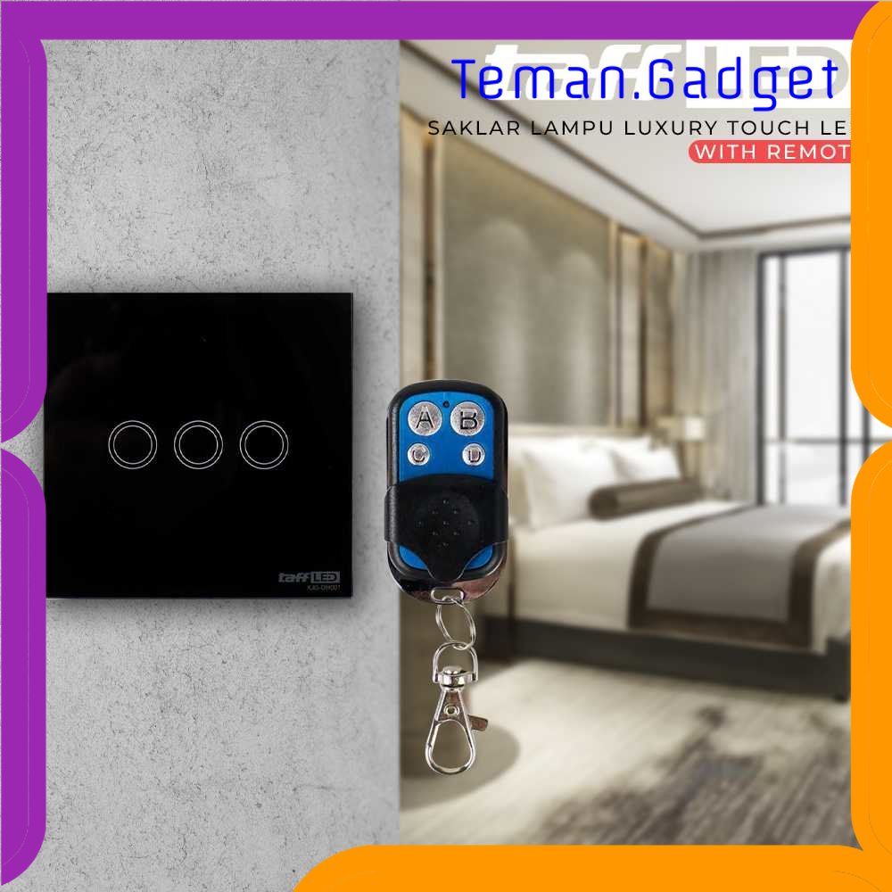 TG-LMP TaffLED Saklar Lampu Luxury Touch LED with Remote - XJG-DH001