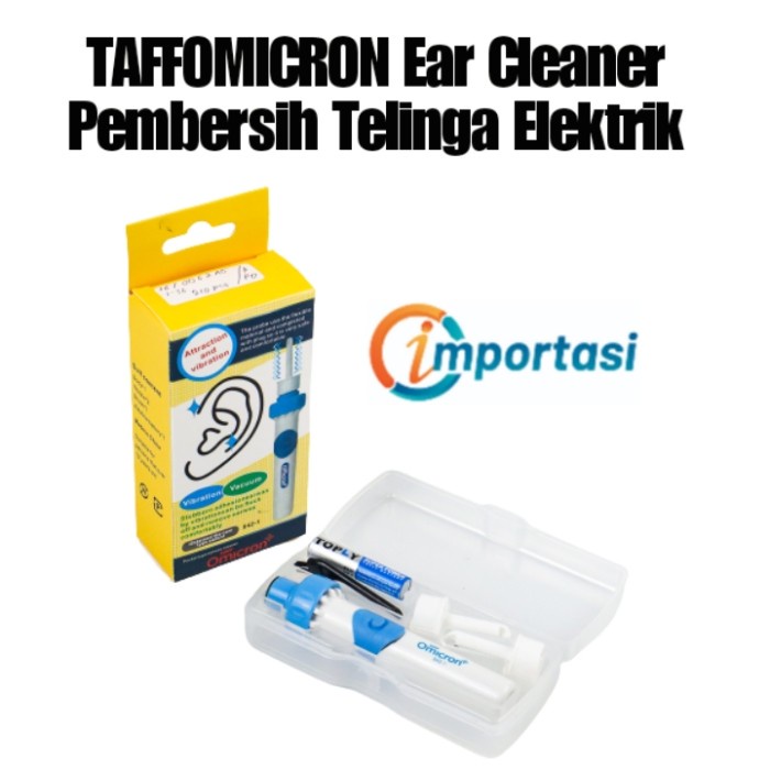 Pembersih Telinga Taffomicron Vacuum Ear Cleaner Pembersih Telinga Elektrik Sedot Kuping