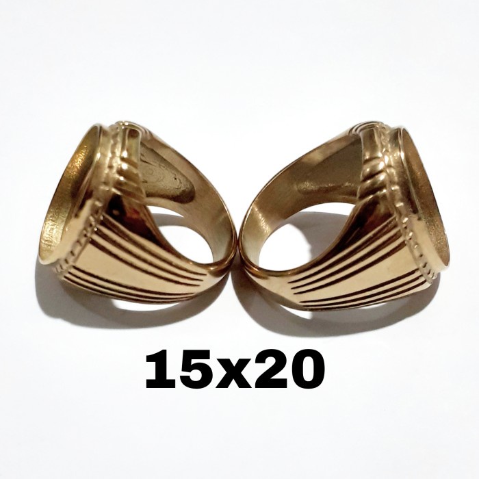 Cincin Emban Titanium Supe Gold 1 - 7