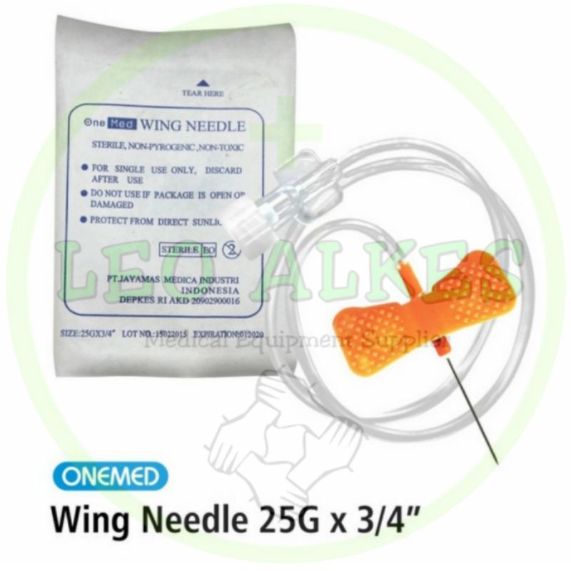 Wing Nedle 21 23G 25G 27G One Med