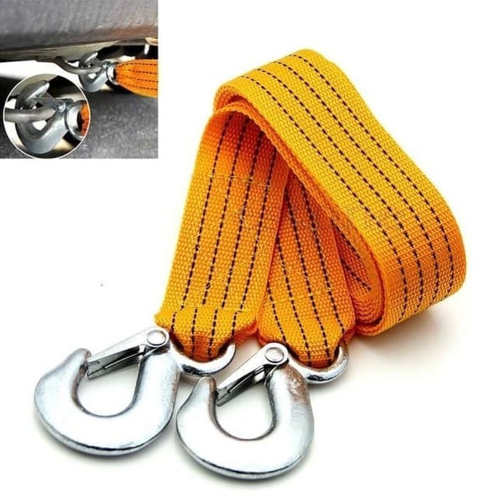 Tali Derek Mobil Towing / Emergency Car Tow Rope 3 Meter 3 Ton