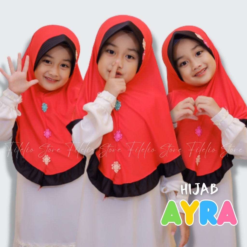 Hijab Kerudung Anak Murah AYRA MELATI /  HIJAB Anak Murah / Jilbab Hijab Anak Bayi Perempuan