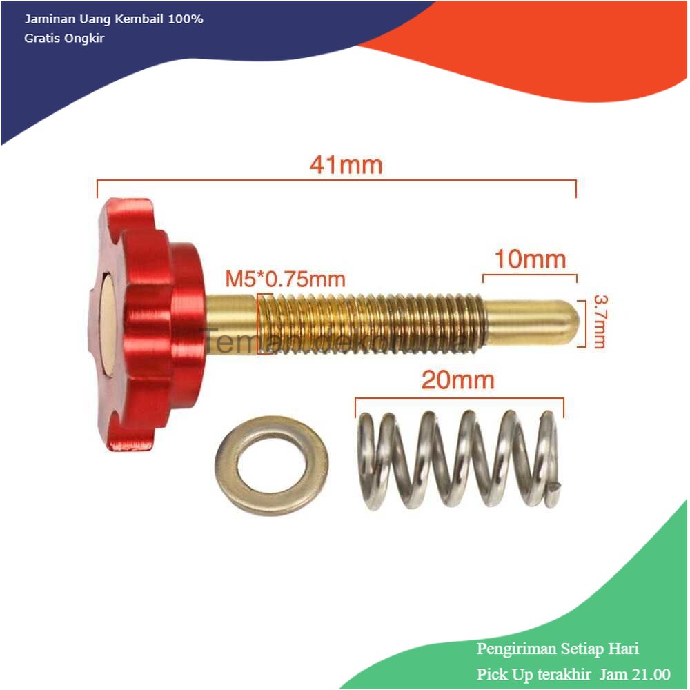 TD-PR2 ZSDTRP Sekrup Udara Speed Adjuster Screw Karburator PWK Keihin PE 28 - SCL-2019