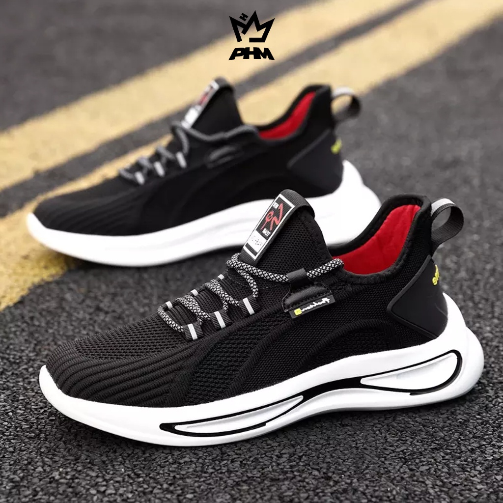 PHM Sepatu Sneakers Pria Olahraga Sport Shoes Casual Running 210