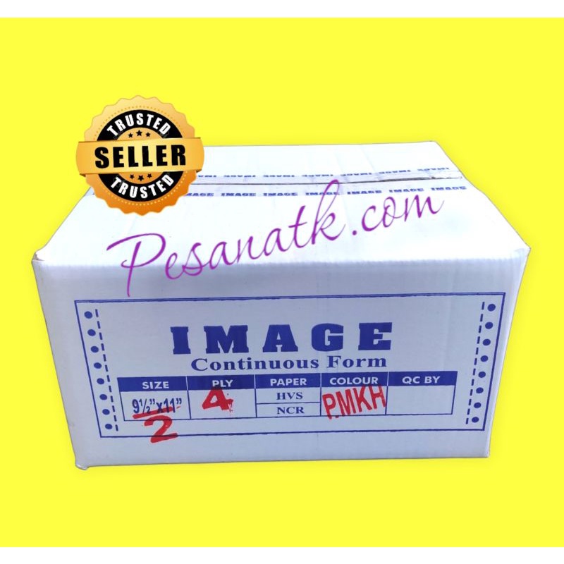 

Continuous form Image 9,5x11:2 (4 ply) PRS putih-merah-kuning-hijau