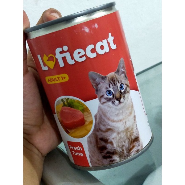 Lofiecat Kaleng Tuna Adult 400gr Makanan Kucing Basah Kaleng