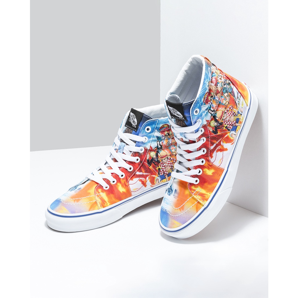 SEPATU VANS OFF THE WALL X ONE PIECE | SK8 HI ONE PIECE PUNK HAZARD