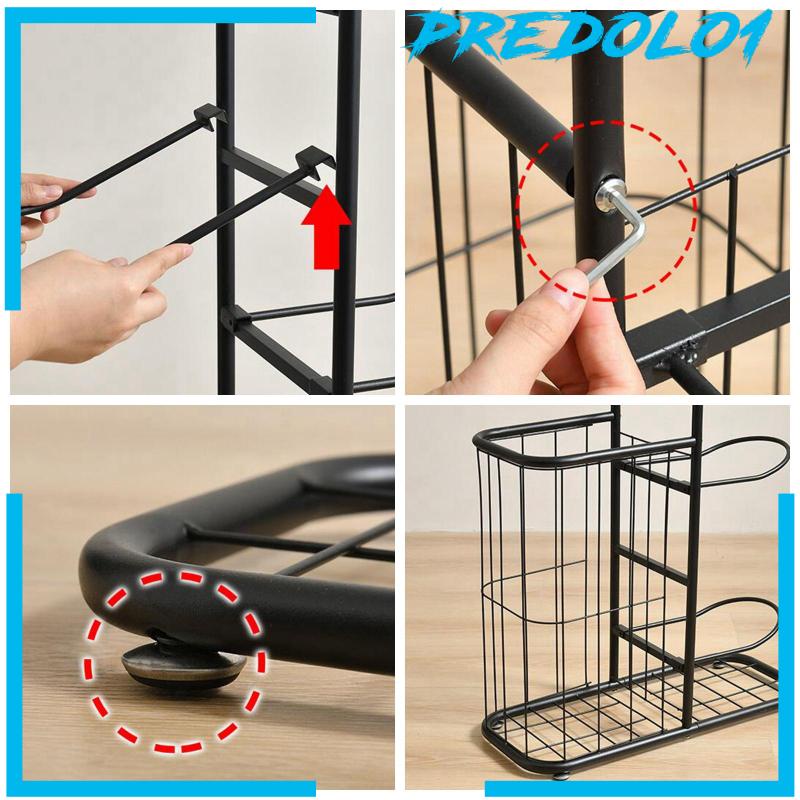 Predolo1 Rak Penyimpanan Bola Basket / Sepak Bahan Metal