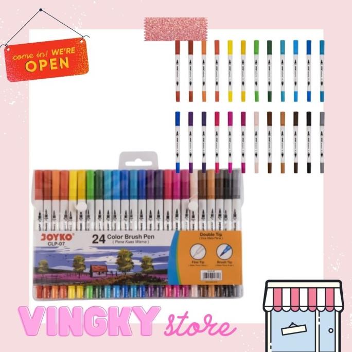 

Color Brush Pen Joyko 24 warna CLP-07