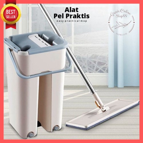 GOS-Z103- ALAT PEL Praktis Ultra Mop Briny Brown Bentuk Persegi Panjang untuk perlengkapan Rumah